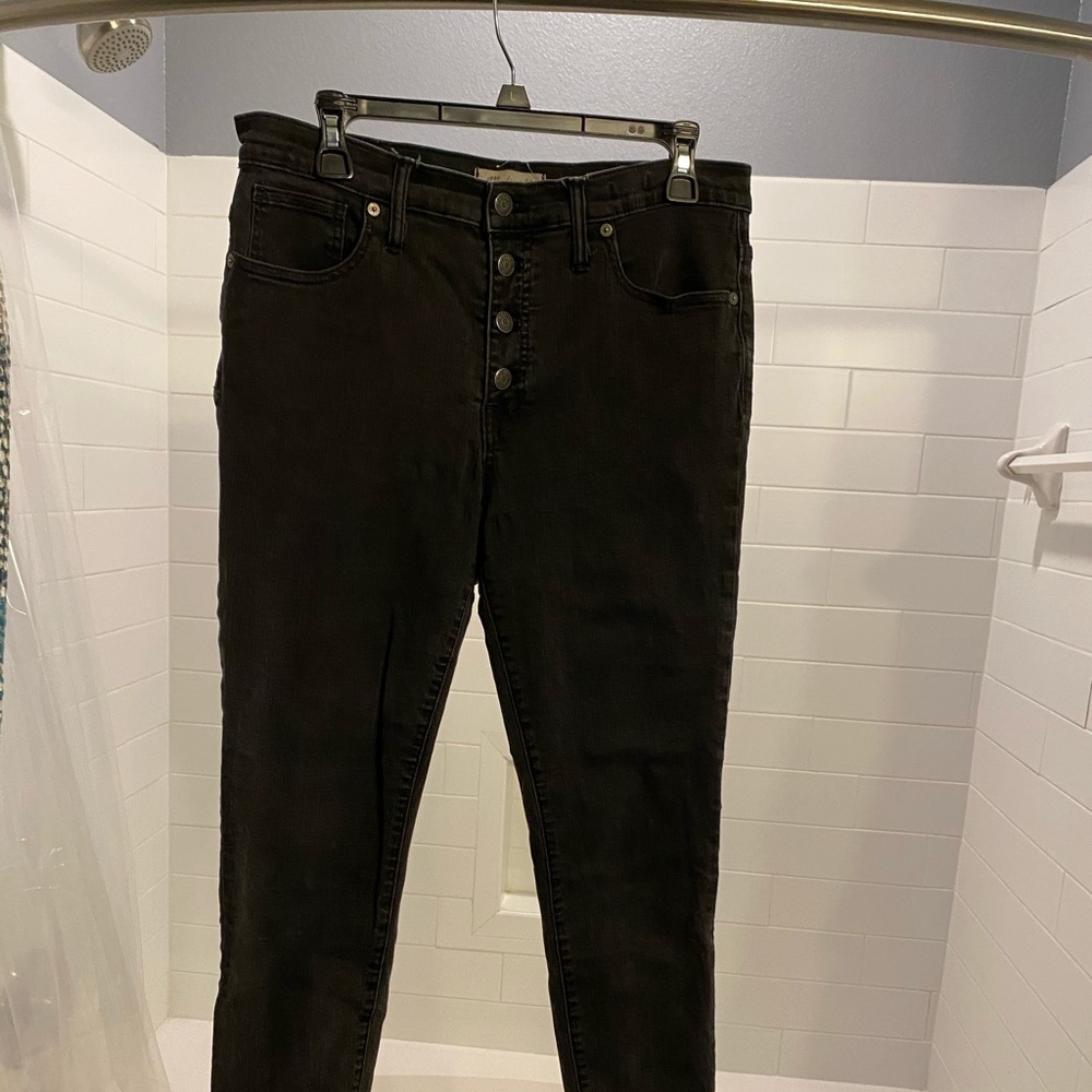 Madewell raw hem jeans